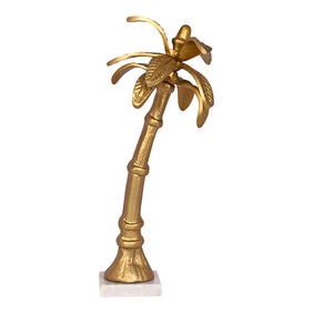 Decorative Marble Base Casting Palm Tree Shaped showpiece for Your Showcase